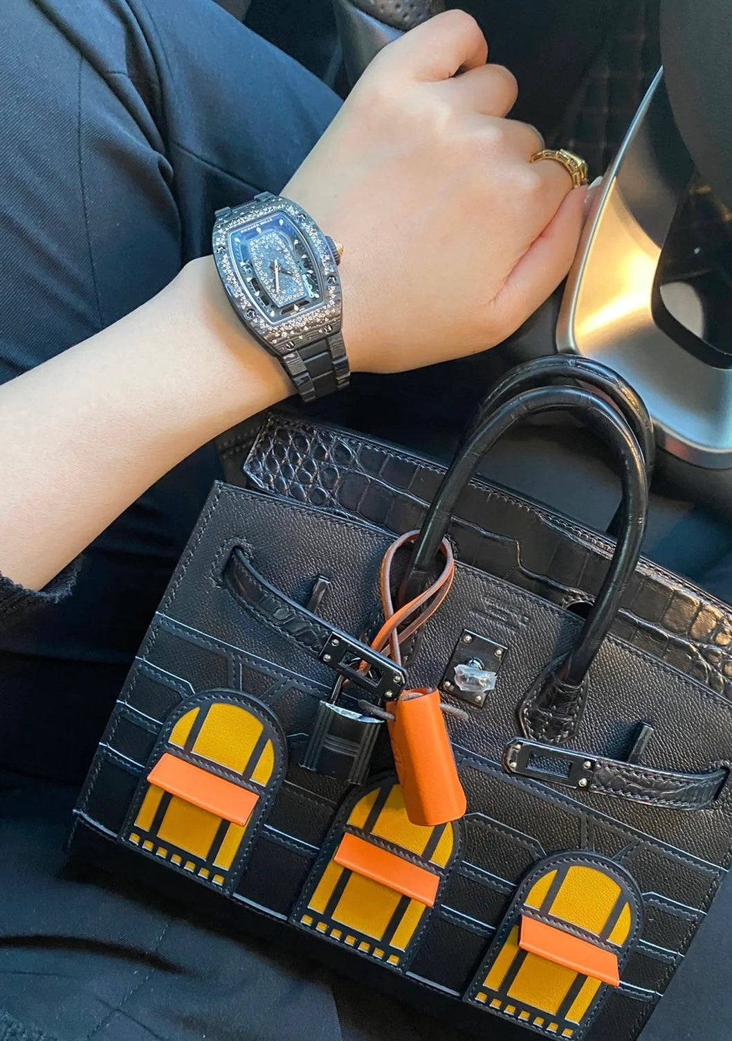 Hermès Birkin Sellier 20 Faubourg by Night Madame Alligator So Black Hardware