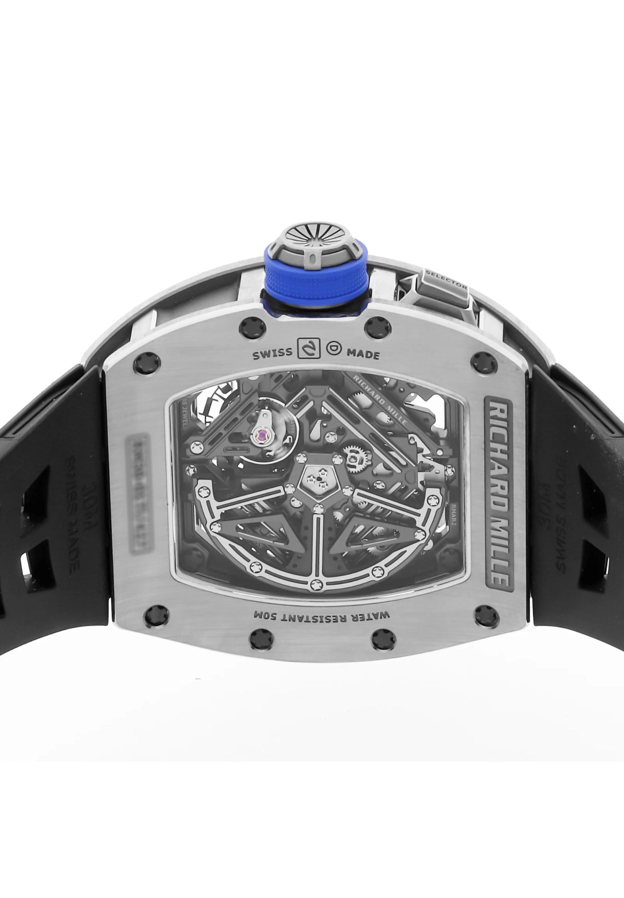 Richard Mille RM30-01 Date Auto 49mm Skeleton Watch Titanium RM30-01 TI
